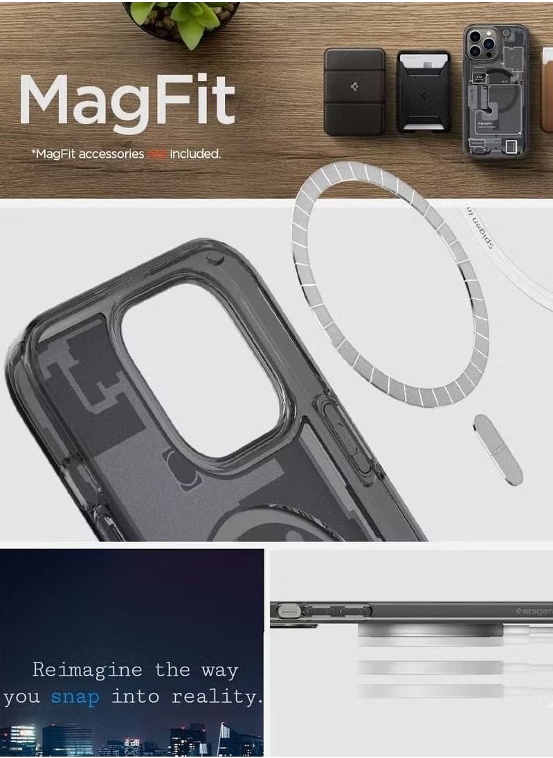 Spigen - Ultra Hybrid Mag iPhone 13 Case Cover with MagSafe - Zero One - Image 1