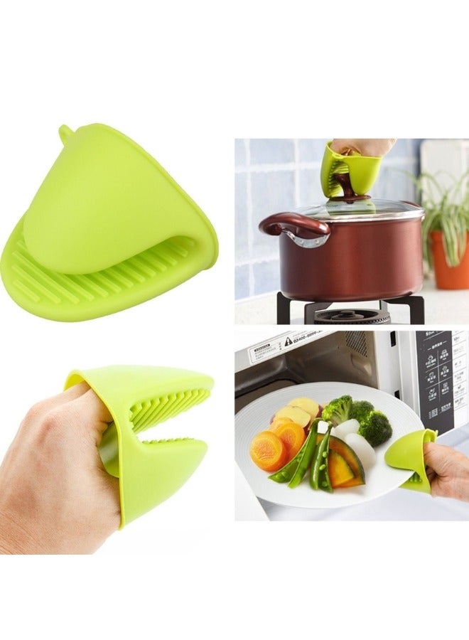 2pc Oven Heat Resistant Silicone Microwave Gloves Silicone Pot Holder For Kitchen -MultiColor  - Image 1