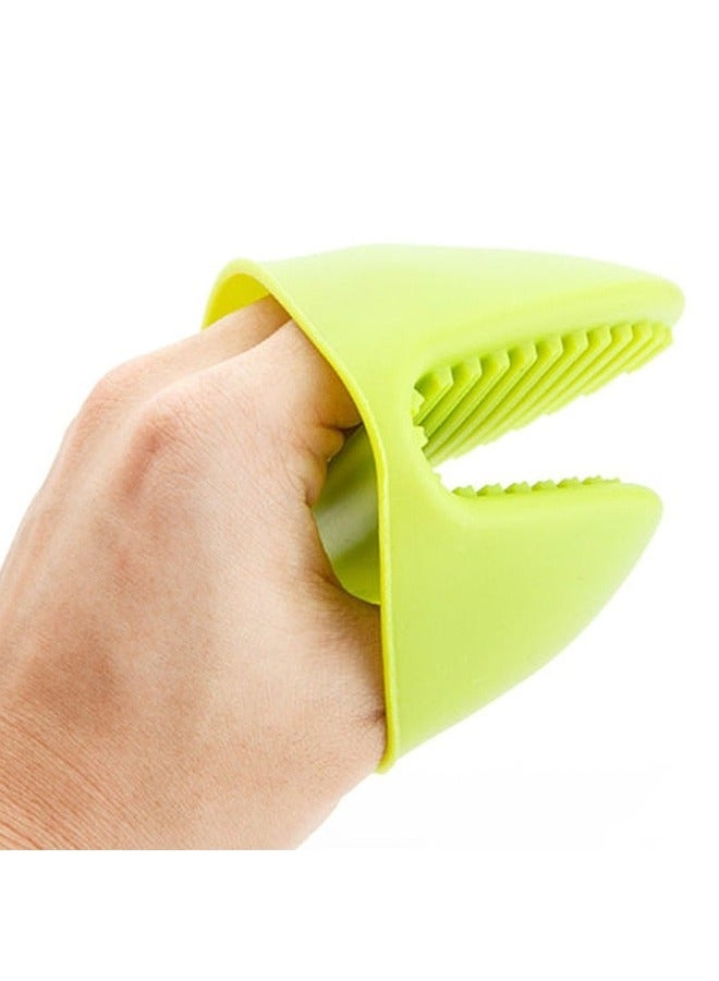 2pc Oven Heat Resistant Silicone Microwave Gloves Silicone Pot Holder For Kitchen -MultiColor  - Image 2