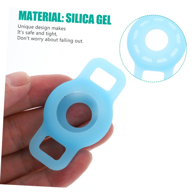 2PCS Silicone Protective Cover for GPS Tracker Cat Collar Case Black - Image 3