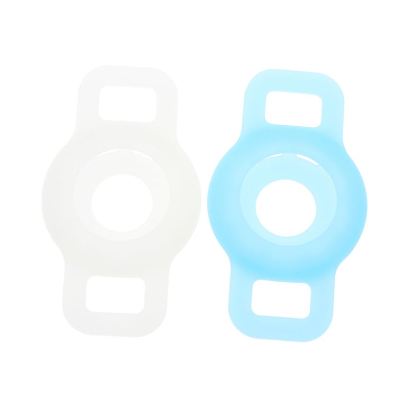 2PCS Silicone Protective Cover for GPS Tracker Cat Collar Case Black - Image 2