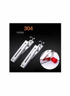 KASTWAVE 304 Stainless Steel Microwave Oven Wall Mount Stand Holder Shelf Rack with Removable Hook  - Image 4