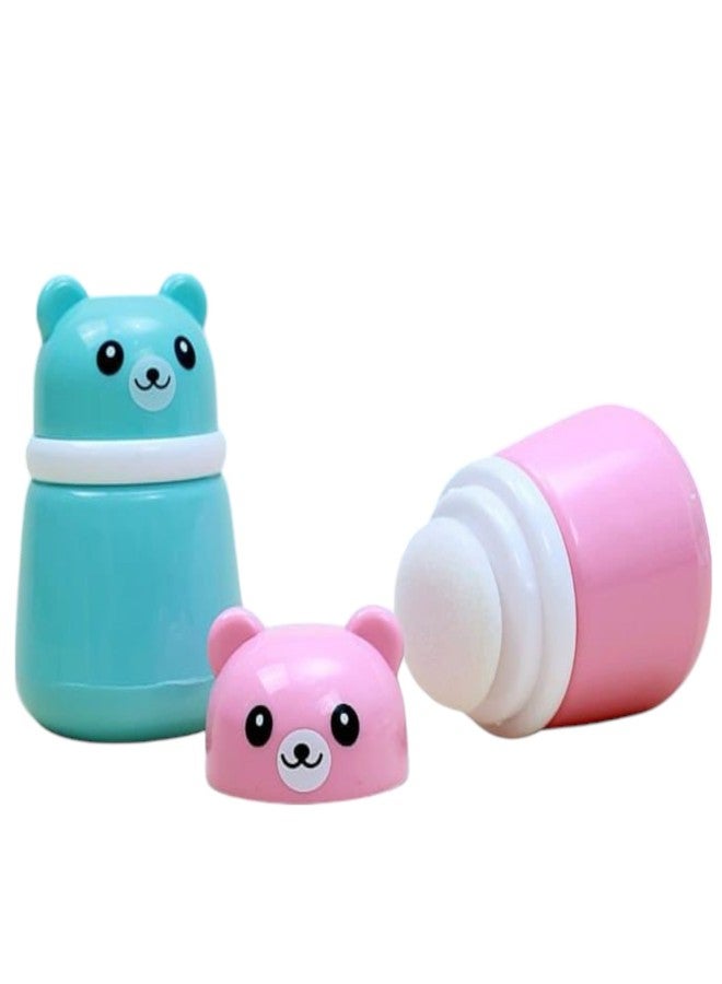 NVS KIDS Baby Powder Puff | Baby Powder Puff | Powder Puff For Babies | Puff Powder Box| (2) - Image 1