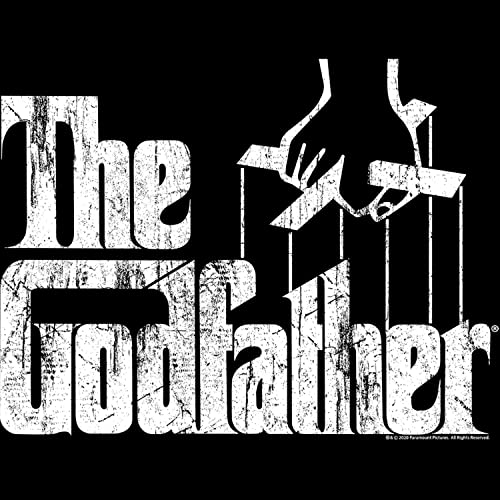 American Classics Godfather The Movie Distress Copy Adult T-Shirt Tee Black - Image 2