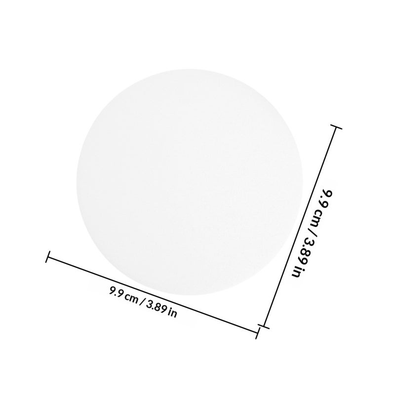 6pcs Lampshade Diffuser Round Diffuser for Drum Lampshades Pendants Light Pendants Light DIY Light Shield White 99MM - Image 2