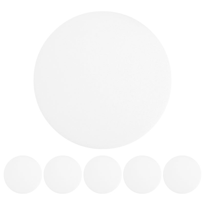 6pcs Lampshade Diffuser Round Diffuser for Drum Lampshades Pendants Light Pendants Light DIY Light Shield White 99MM - Image 1