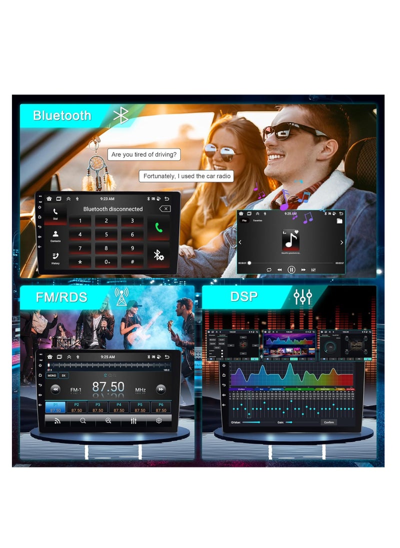 4G 64G 8 Core Android Car Stereo for Honda Accord 8th 2008-2013,Wireless Carplay Android Auto Car Radio,10.1’’ IPS Touch Screen Head Unit WiFi GPS Navigation Mirror Link RDS FM Bluetooth Rear Camera
