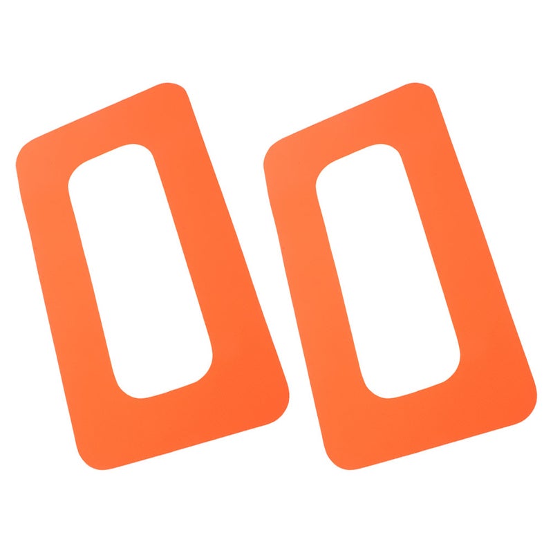 2pcs Surfboard Fin Patches: Surfboard Accessories Fin Slot Connector Patches Connector Accessories Orange - Image 1