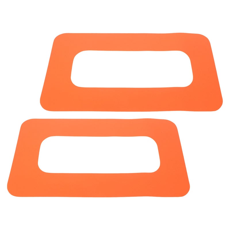 2pcs Surfboard Fin Patches: Surfboard Accessories Fin Slot Connector Patches Connector Accessories Orange - Image 4