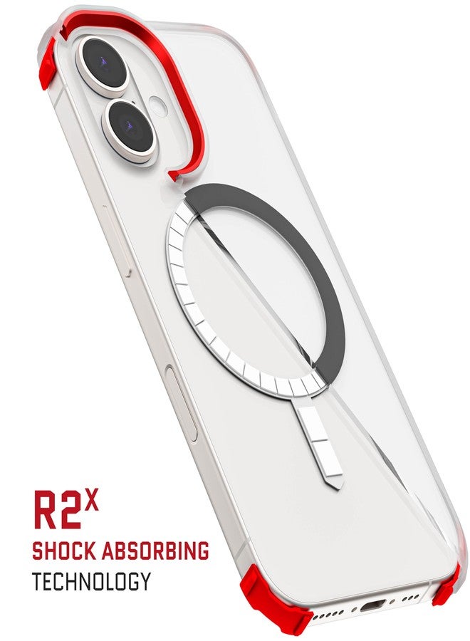 جوستك جراب Ghostek Covert الشفاف لهاتف iPhone 16 - متوافق مع ملحقات MagSafe، مصنوع من السيليكون المقاوم للصدمات، غطاء هاتف بتصميم بسيط (6.1 بوصة، شفاف) - Image 4