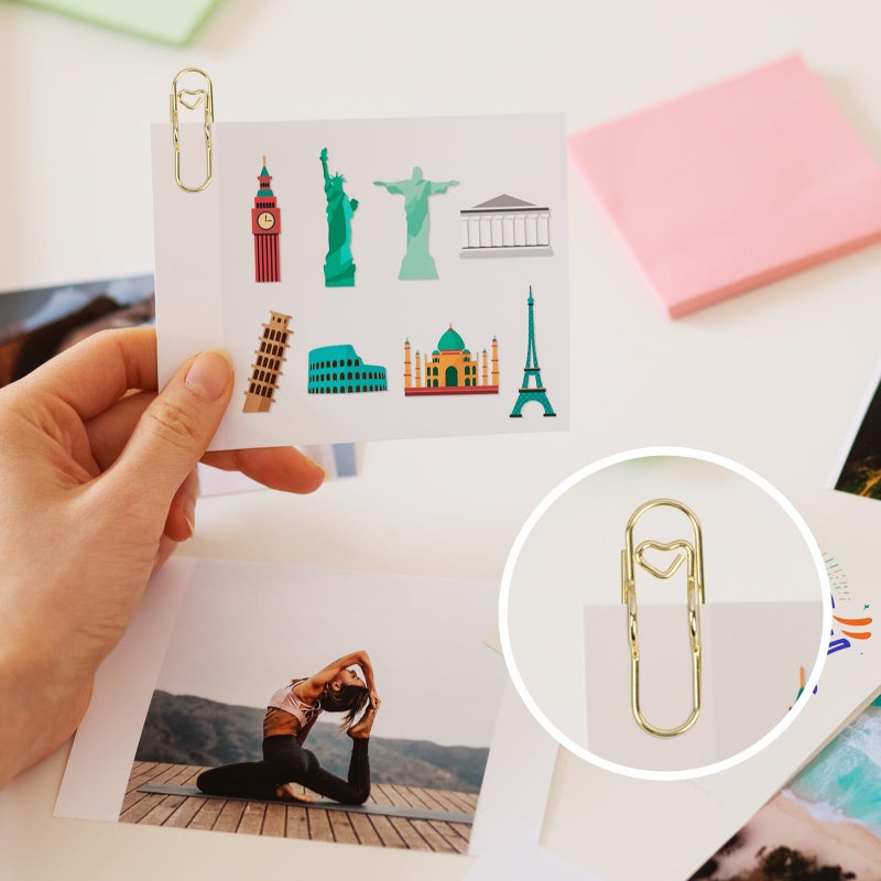 Kaileen Pen Holder Clip, Metal Pen Holder Clips for Notebook - 8 Pcs Colorful Paper Clip Pen Holder Planner Accessories, 4 Color Available (Only for Pens with a Thickness of Less Than 0.5 Inches) - Image 5