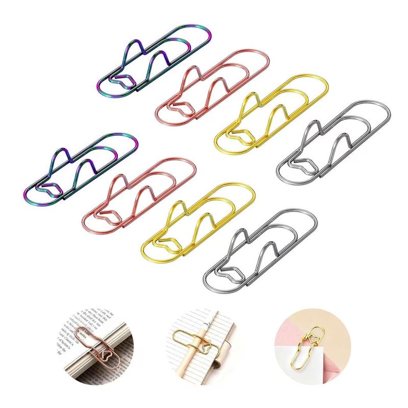 Kaileen Pen Holder Clip, Metal Pen Holder Clips for Notebook - 8 Pcs Colorful Paper Clip Pen Holder Planner Accessories, 4 Color Available (Only for Pens with a Thickness of Less Than 0.5 Inches) - Image 1