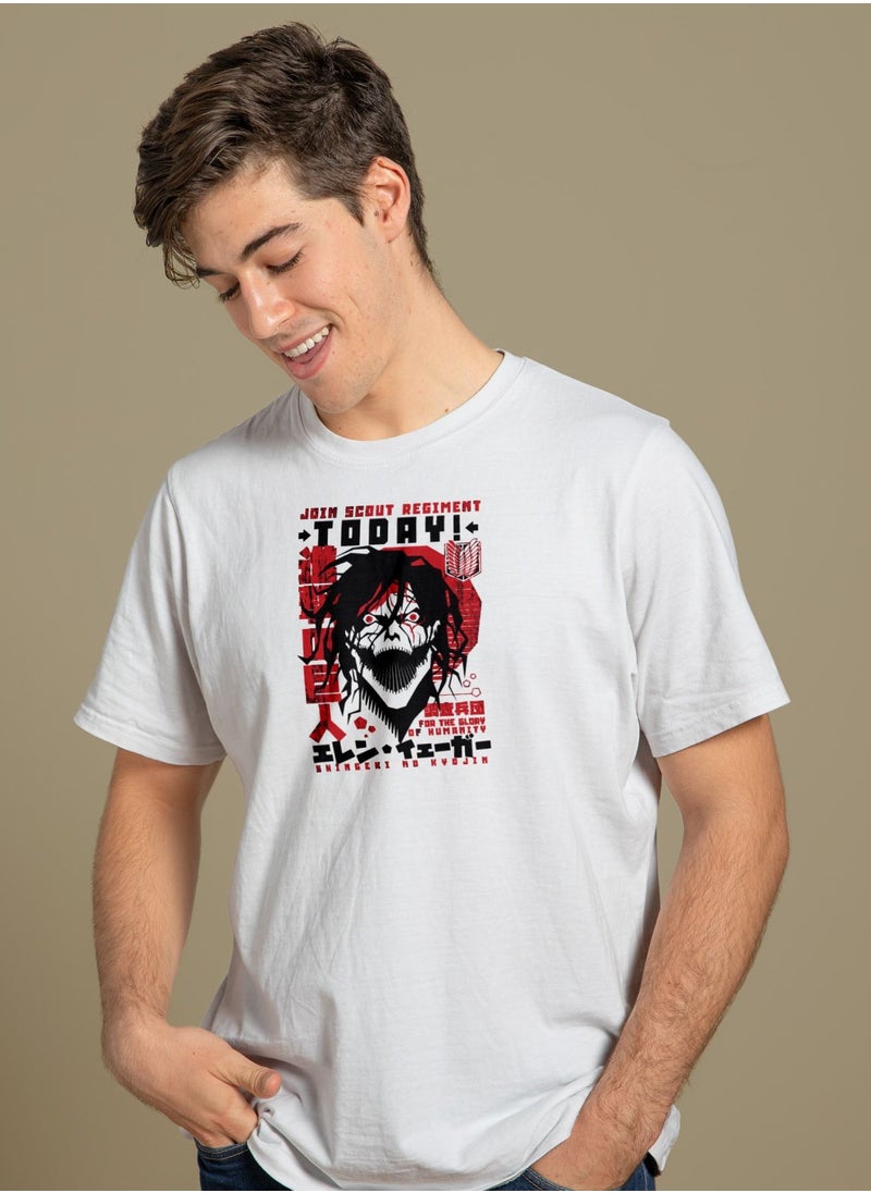 MODO - Casual T-shirt Attack On Titan Eren Yeager - Image 1