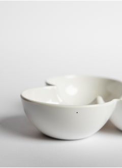 Master Gold Melamine Divided Plate with 3 Sections 18cm White | Divided Plate Ideal for Serving Nuts, Desserts & Sauces Ideal for Restaurants & Homes | Easy to Store, Shatterproof, Dishwasher Safe (6)  - Image 5