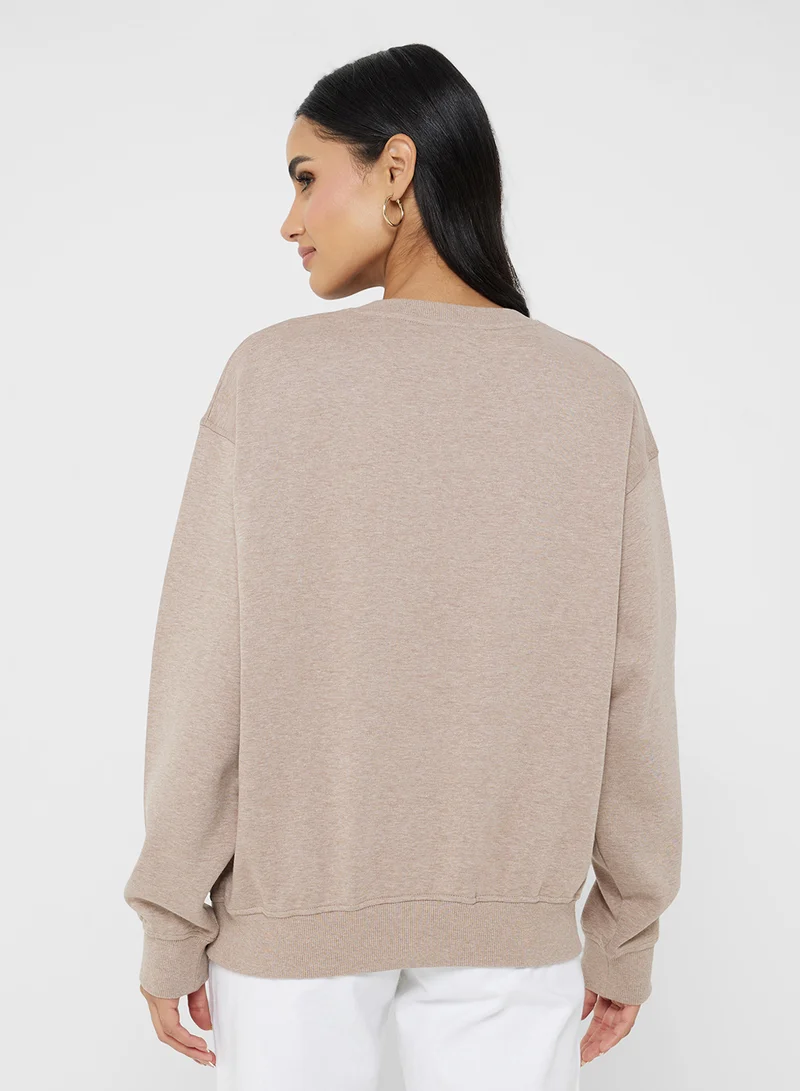 GUESS Roberta Crew Neck Sweatshirt