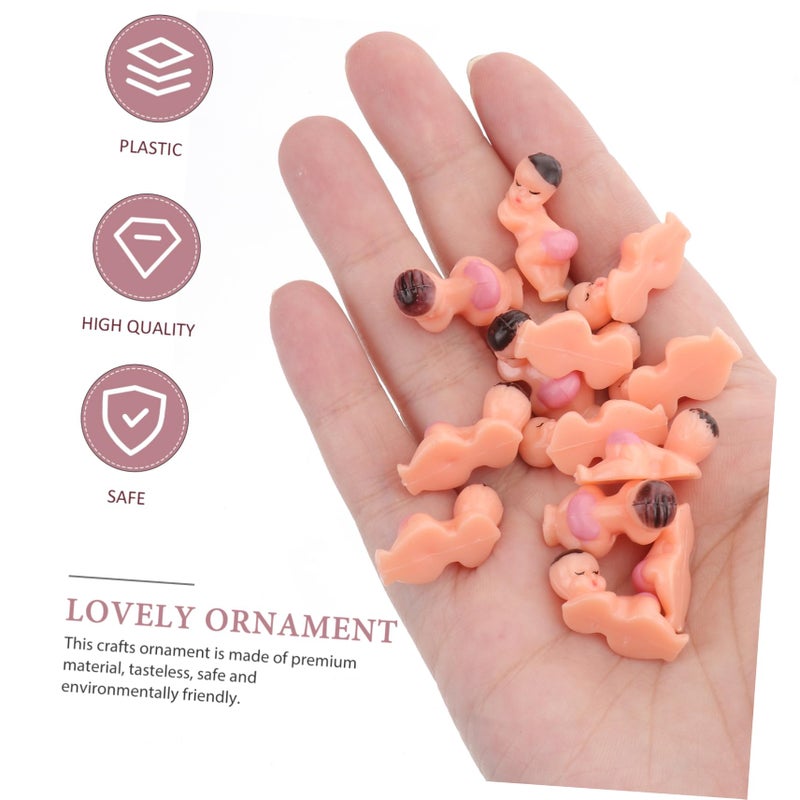 Pink Miniature Shower Ornaments 20Pcs for Party Desktop Decor and Photography Props - Image 5