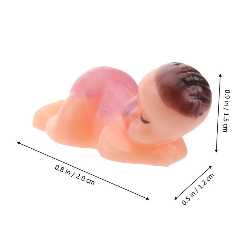 Pink Miniature Shower Ornaments 20Pcs for Party Desktop Decor and Photography Props - Image 4
