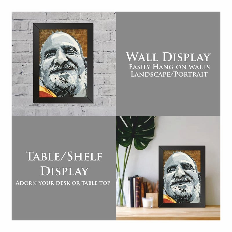 LADECOR Neem karoli baba poster Photo Frame for Home Office Gym Living room Bedroom Wall Decoration Without Glass Size 1275 X 925 S3