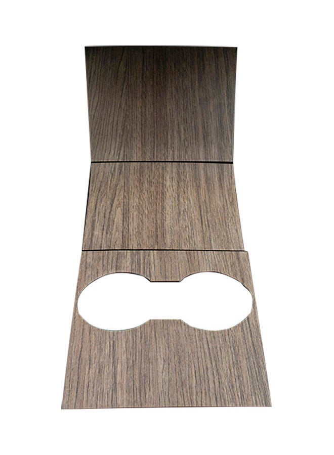 NIBEMINENT Control Protective Film Anti Scratch Carbon Fiber Wood Grain Sticker Compatible With Model3 - Image 1