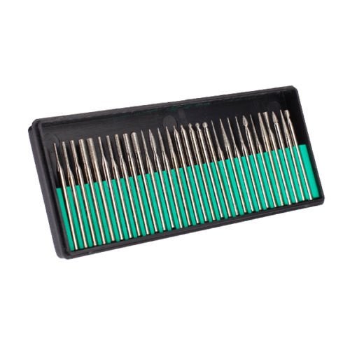 ISC ISC 30 Pcs Diamond Burr Bit Drills for Engraving Carving - Image 2