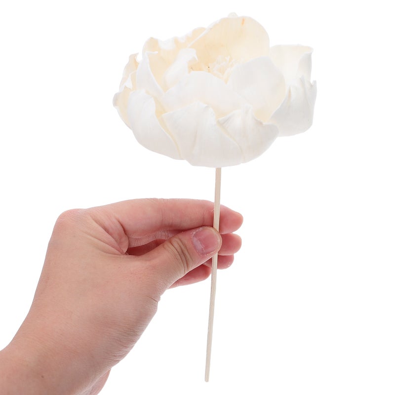 5pcs Peony Flower Diffuser Sticks: Flower Reed Diffuser - Home Fragrance Reed Sticks for Home Bedroom Office Bathroom Shelf Decor - Image 2