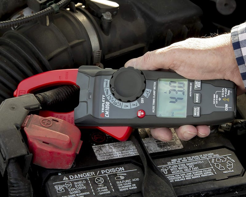 Triplett Triplett CM1050 True RMS 6000 Count 1000A ACDC Clamp Meter with Inrush LPF and LOZ  - Image 4