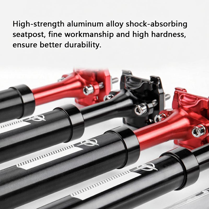 GEWAGE Bike Adjustable Seatpost Bicycle Shock Absorber Damper Post Aluminum Alloy Seat Post 31.6x400mm for Mountain Bike Road Bike - Image 3