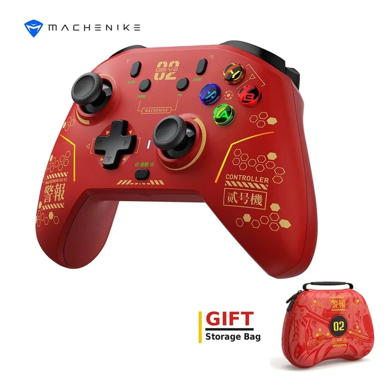 Machenike G6 V2 Wireless Gaming Controller, Dual TMR Joystick and Trigger, 1KHz Polling Rate, 1200mAh, for Switch, Steam - Image 2