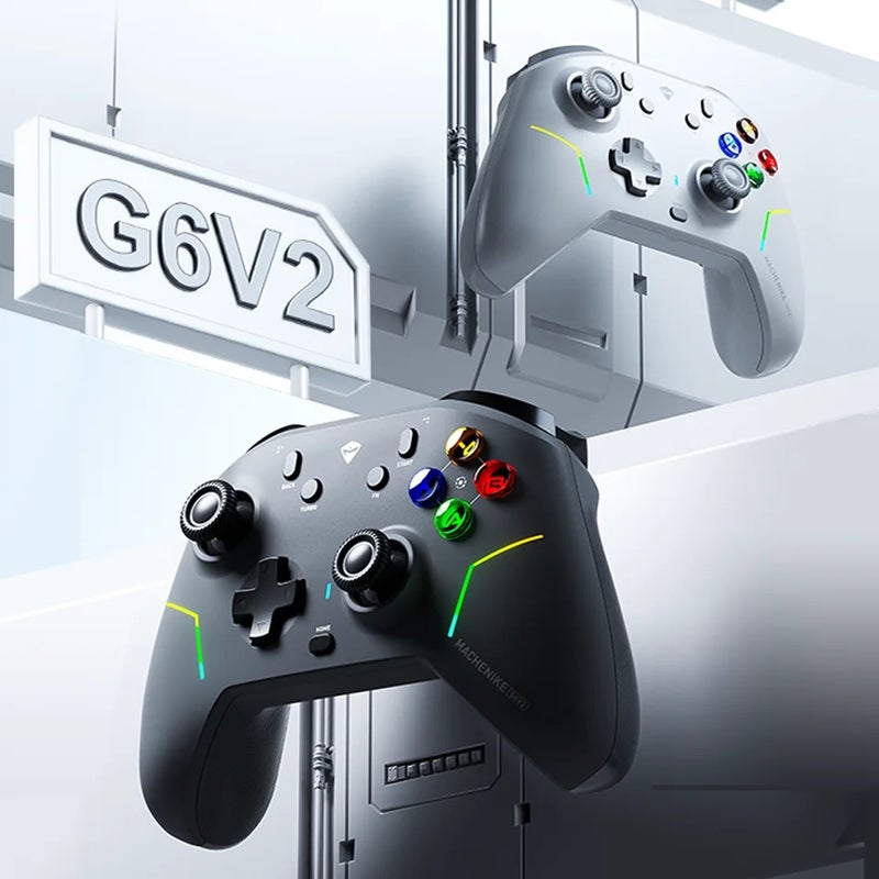 Machenike G6 V2 Wireless Gaming Controller, Dual TMR Joystick and Trigger, 1KHz Polling Rate, 1200mAh, for Switch, Steam - Image 3