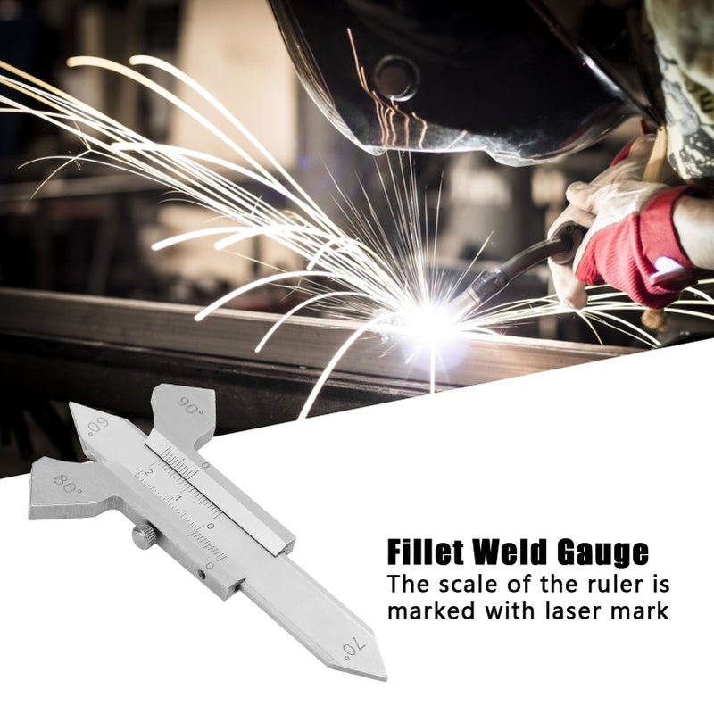 Weld Stitch Gauge Accuracy Stainless Steel Welding Inspection Test Measuring Tools 0-20mm - Image 5