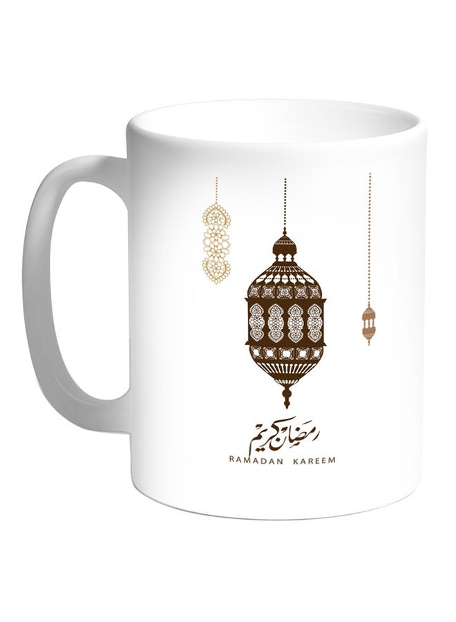 RYN Ramadan Kareem Printed Coffee Mug Multicolour 11ounce
