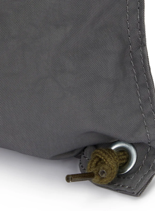 kipling Supertaboo Back To Grey Medium Backpack (With Drawstring) 09487-1Dx