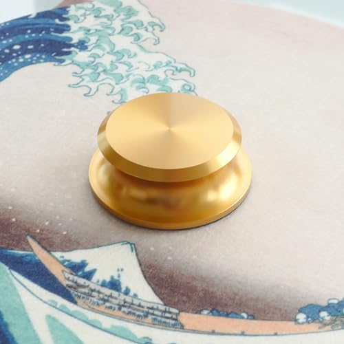 Menesia Record Weight Stabilizer, Turntable and Vinyl Record Weight, Premium Vinyl Stabilizer for Superior Sound (Gold) - Image 5
