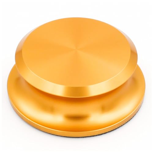 Menesia Record Weight Stabilizer, Turntable and Vinyl Record Weight, Premium Vinyl Stabilizer for Superior Sound (Gold) - Image 1
