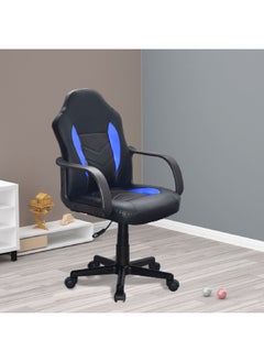 Micasa Pvc Foam Gaming Chair Black And Blue 100.5 X 58 X 57 Cm Zy-1131-B&Blue  - Image 2