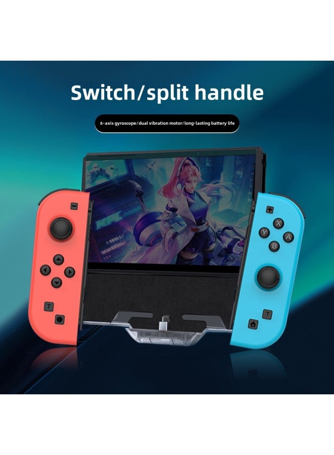 Nintendo NS Switch Left And Right Handle Neutral Joycon Small Handle One-button Wake-up Support Fitness Ring-Product Color:Splatoon  - Image 4