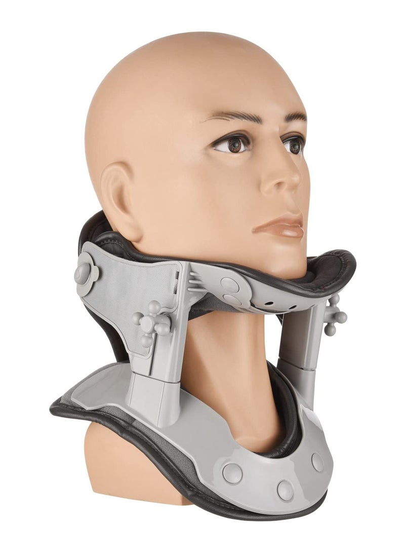 Arabest Cervical Neck Traction Device Adjustable Neck Stretcher Collar for Improved Spine Alignment Neck Pain Relief and Support - Image 2