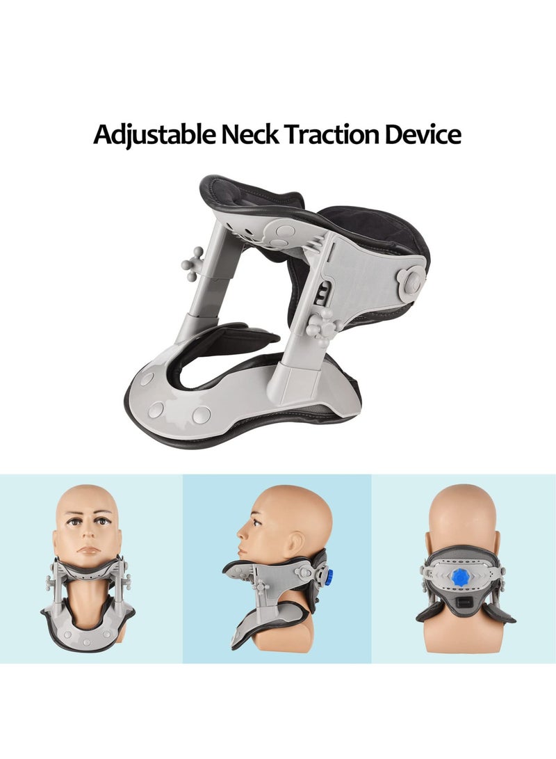 Arabest Cervical Neck Traction Device Adjustable Neck Stretcher Collar for Improved Spine Alignment Neck Pain Relief and Support - Image 5