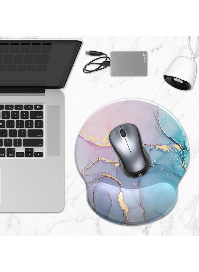 لوحة ماوس مريحة مع مسند معصم من الجل، مع دعم للمعصم وسطح أملس مريح وقاعدة من البولي يوريثين غير قابلة للانزلاق للكمبيوتر والكمبيوتر المحمول والمكتب. - Image 3