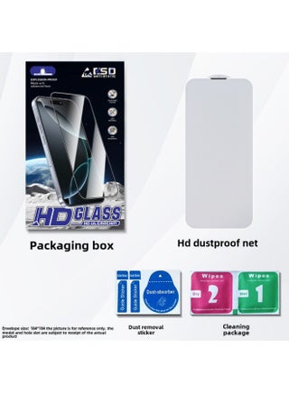 Suitable For IPhone16promax Anti-peep Tempered Film Apple 14plus Edge 15 Dust-proof Net 12 Protective Film 13-Color: High Aluminum Dustproof Film-with Packaging-Size:Apple 14pro - pzsku/Z2F82A373936D59F1CF7FZ/45/1746214355/f21ad4cd-8d34-4eb7-b9b9-66384627db8f