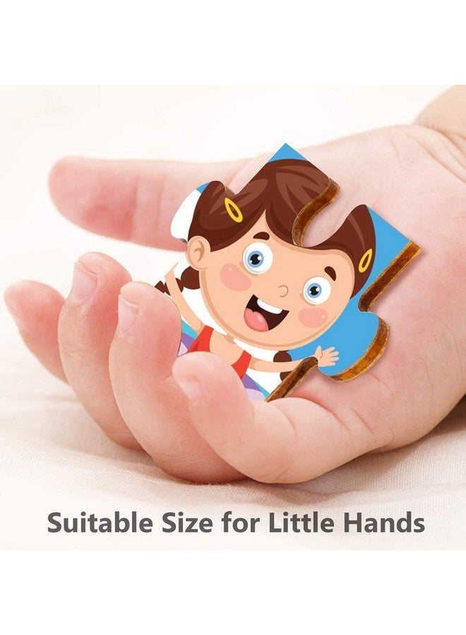 Webby Baby 4 in 1 Weather Season Wooden Puzzle Toy, 36 Pcs - Image 5