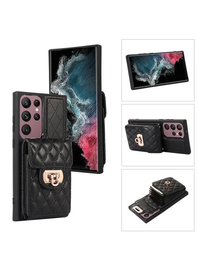 اس-توب جراب جلدي لهاتف Samsung Galaxy S23 Ultra 5G مع فتحة بطاقة - Image 1