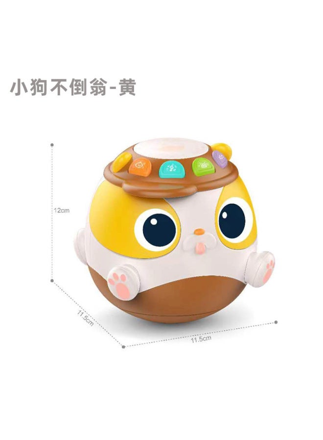 Cute Fun Cartoon Puppy Tumbler Puzzle Early Education 0-2 Years Old Baby Children Pressing Grip Comfort Toys - Image 1