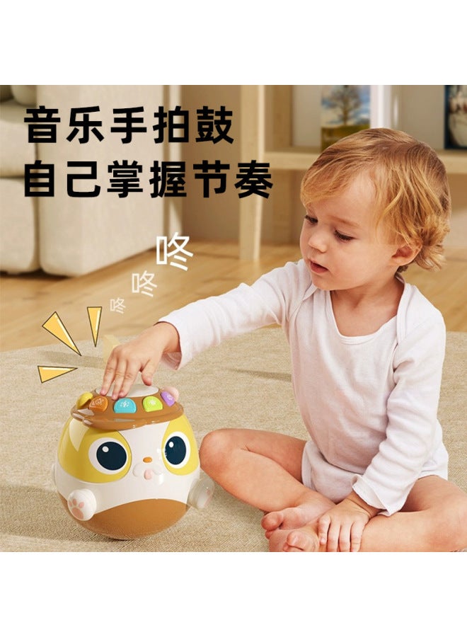Cute Fun Cartoon Puppy Tumbler Puzzle Early Education 0-2 Years Old Baby Children Pressing Grip Comfort Toys - Image 4