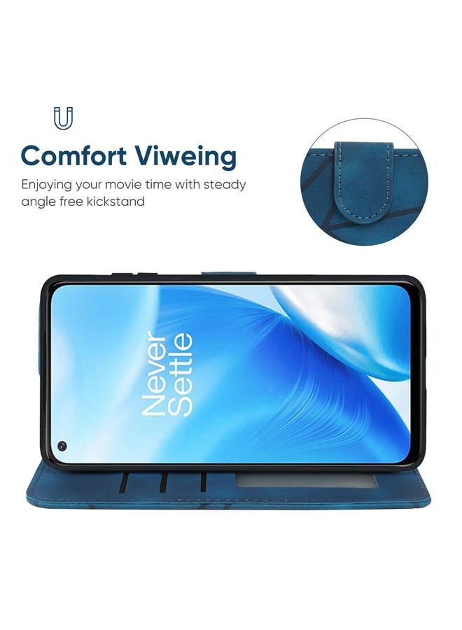 اس-توب جراب هاتف OnePlus Nord N200 5G مصنوع من الجلد بخطوط هندسية - Image 4