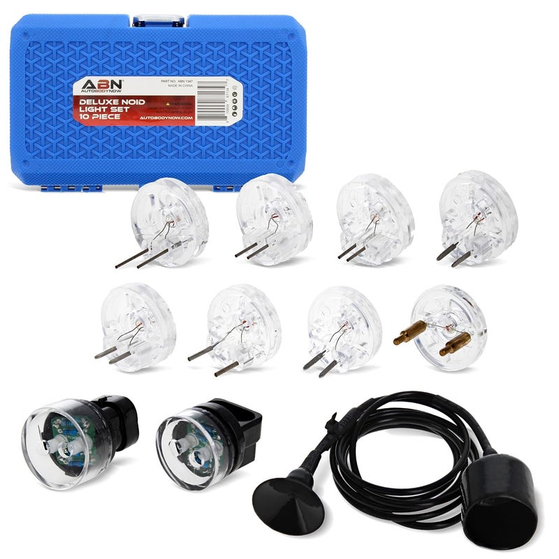 ABN Deluxe Noid Light Test Kit, Fuel Injector Tester Tool Noid Light Set, Fuel Light Fuel Injector Tester Kit 10-Piece - Image 1