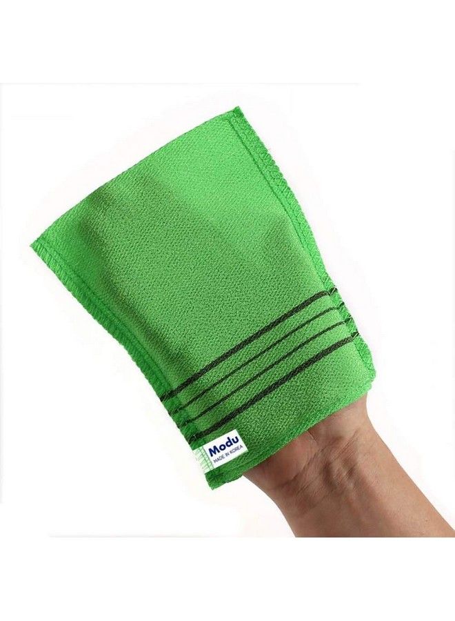 MODU 6 Pcs Korean Exfoliating Bath Washcloth 5.3 X 5.9 In Asian Italy Towel - Image 1