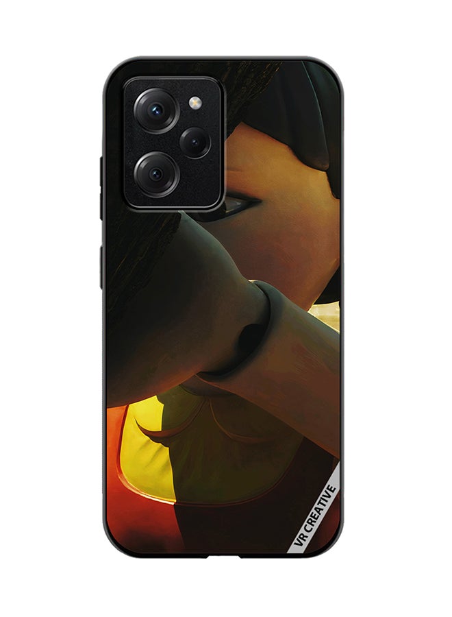 VR CREATIVE Protective Case Cover For Xioami Pcoo X5 Pro Squid Game Girl Statue Design Multicolour - Image 1