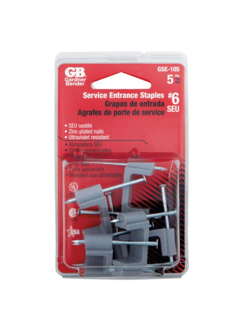 Gardner Bender Plastic Insulated Service Entrance Cable Strap Pack 5Pc