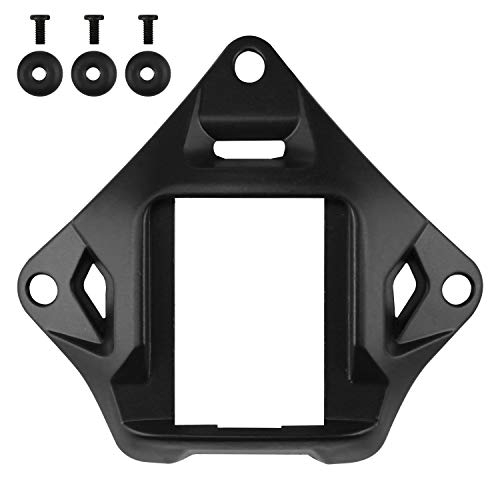 AOUTACC Tactical Helmet NVG Mount Shroud Steel Sports Camera Bracket Base for Fast Helmet (Black) - Image 1